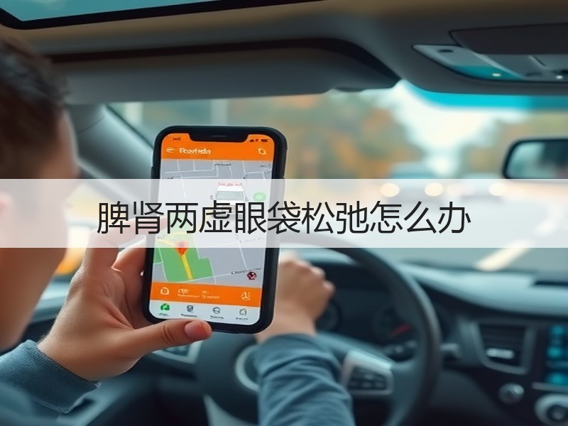脾肾两虚眼袋松弛怎么办