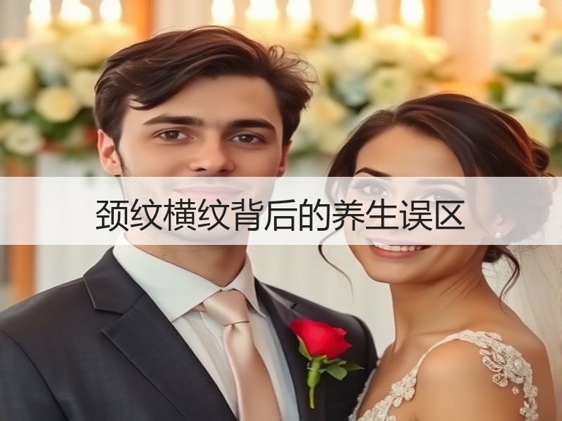 颈纹横纹背后的养生误区