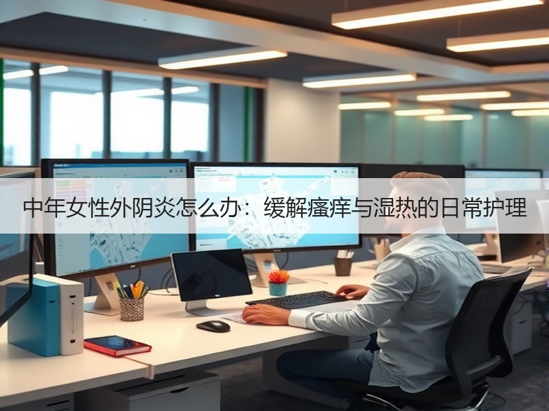 中年女性外阴炎怎么办：缓解瘙痒与湿热的日