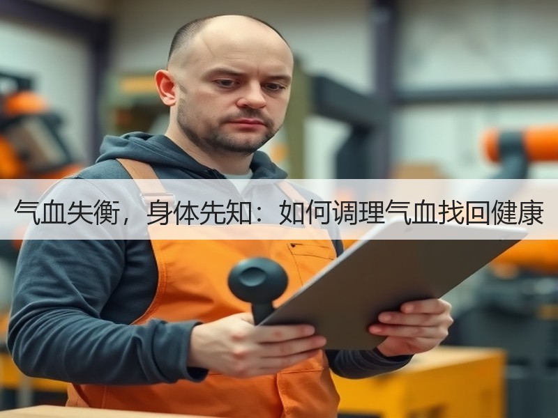 气血失衡，身体先知：如何调理气血找回健康