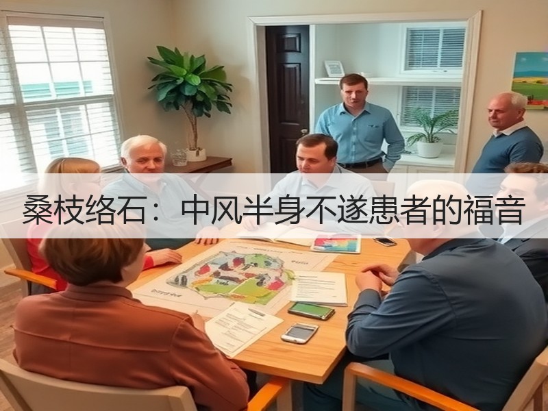桑枝络石：中风半身不遂患者的福音