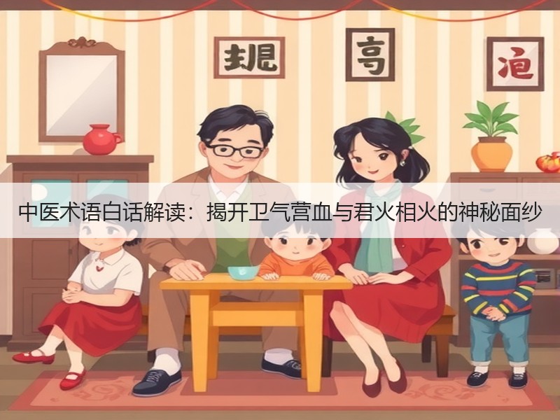 中医术语白话解读：揭开卫气营血与君火相火