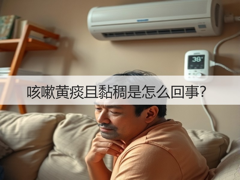 咳嗽黄痰且黏稠是怎么回事？