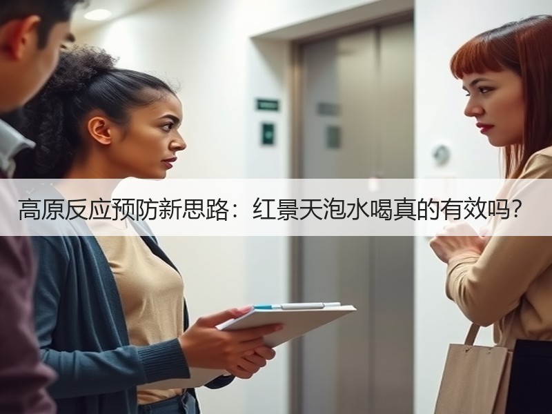 高原反应预防新思路：红景天泡水喝真的有效
