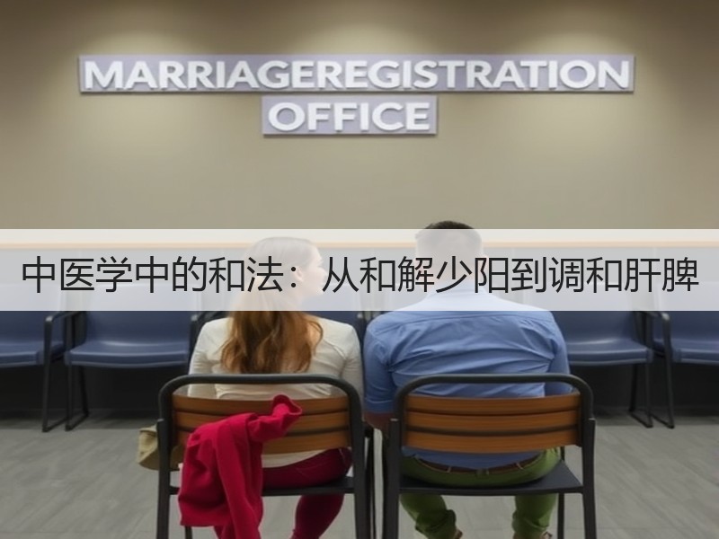 中医学中的和法：从和解少阳到调和肝脾