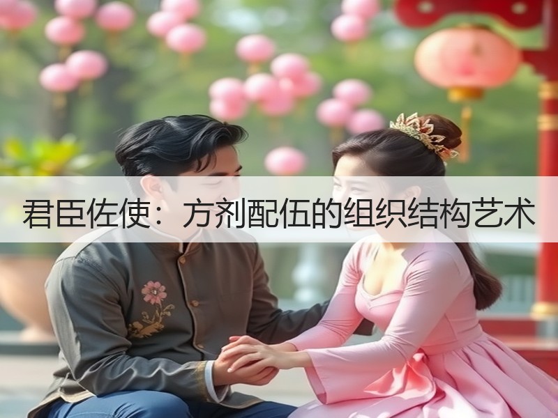 君臣佐使：方剂配伍的组织结构艺术