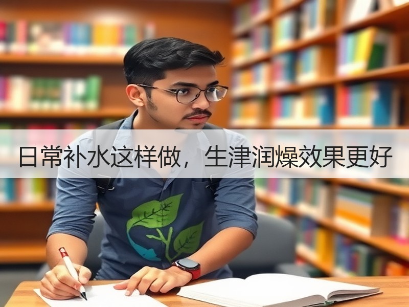 日常补水这样做，生津润燥效果更好