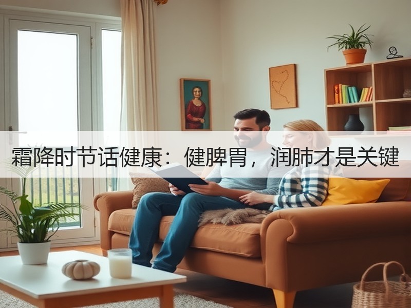 霜降时节话健康：健脾胃，润肺才是关键