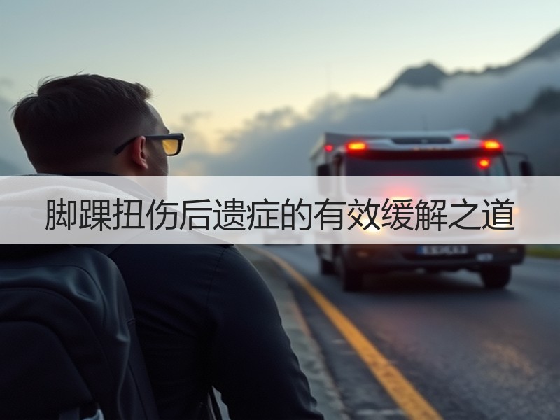 脚踝扭伤后遗症的有效缓解之道