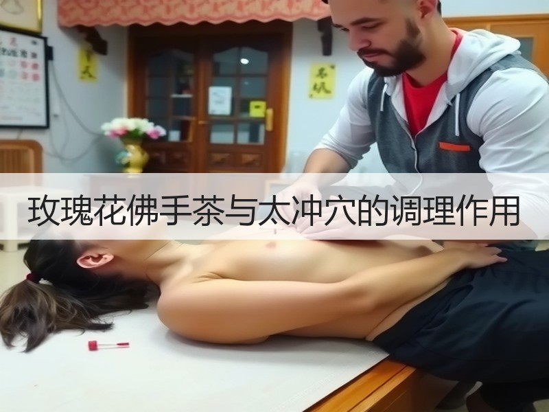 玫瑰花佛手茶与太冲穴的调理作用