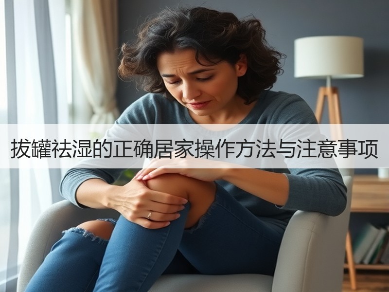 拔罐祛湿的正确居家操作方法与注意事项