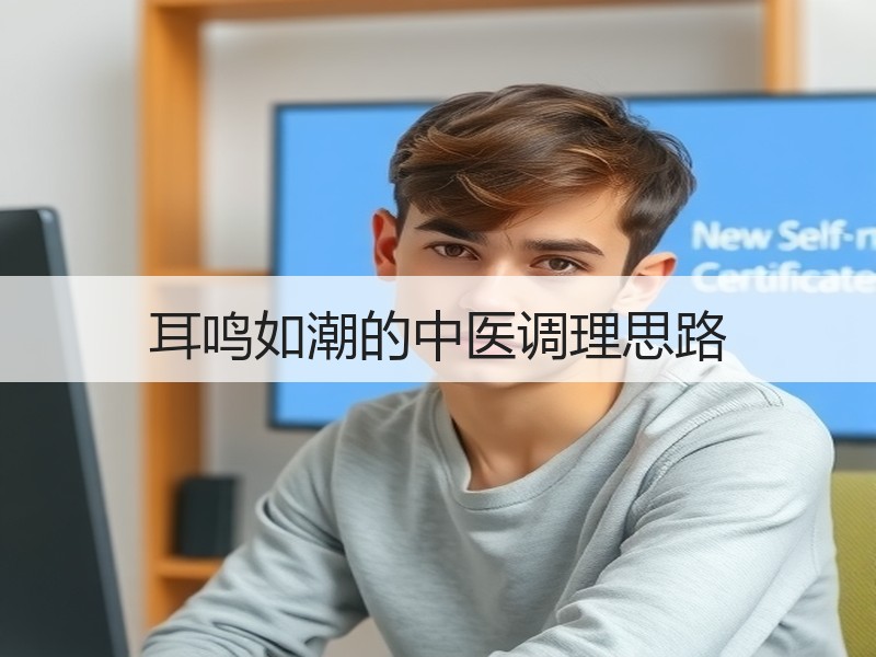 耳鸣如潮的中医调理思路