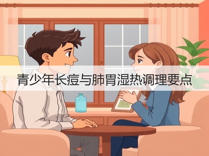 青少年长痘与肺胃湿热调理要点