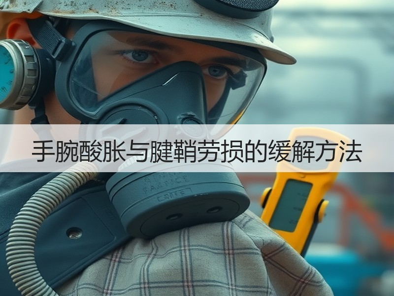 手腕酸胀与腱鞘劳损的缓解方法