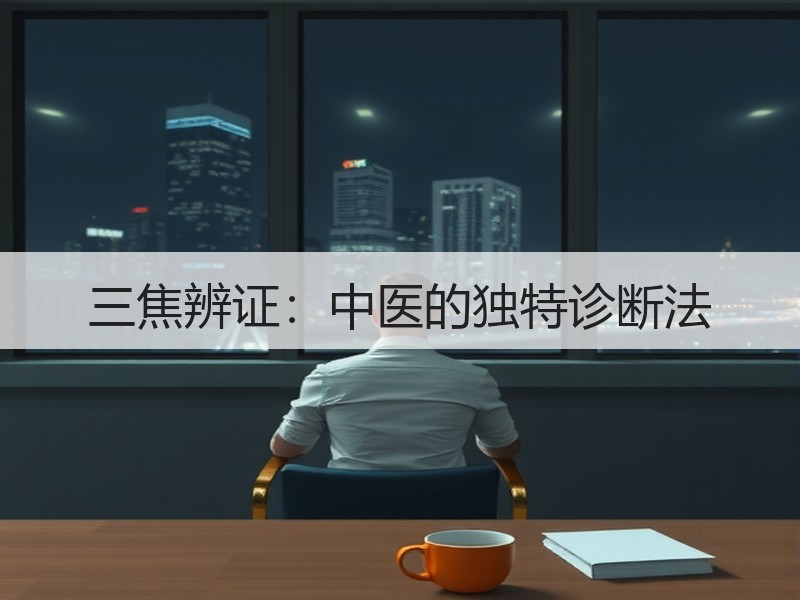 三焦辨证：中医的独特诊断法