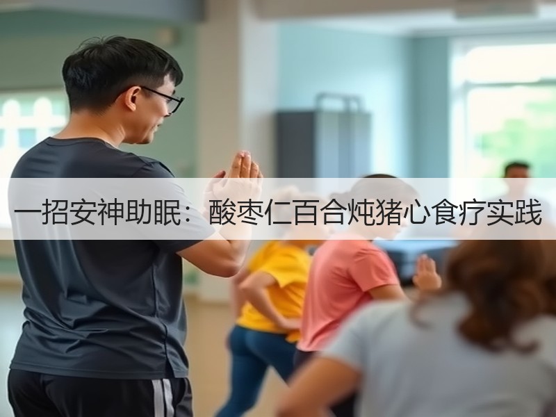 一招安神助眠：酸枣仁百合炖猪心食疗实践
