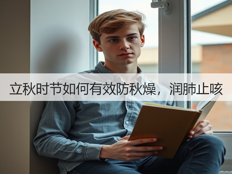 立秋时节如何有效防秋燥，润肺止咳