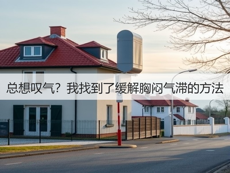 总想叹气？我找到了缓解胸闷气滞的方法