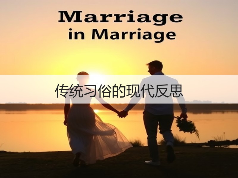 传统习俗的现代反思