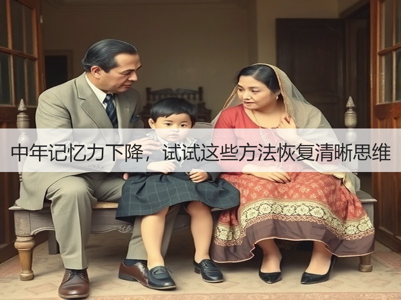中年记忆力下降，试试这些方法恢复清晰思维