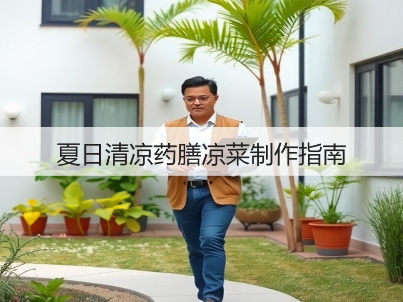 夏日清凉药膳凉菜制作指南