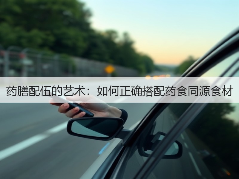 药膳配伍的艺术：如何正确搭配药食同源食材