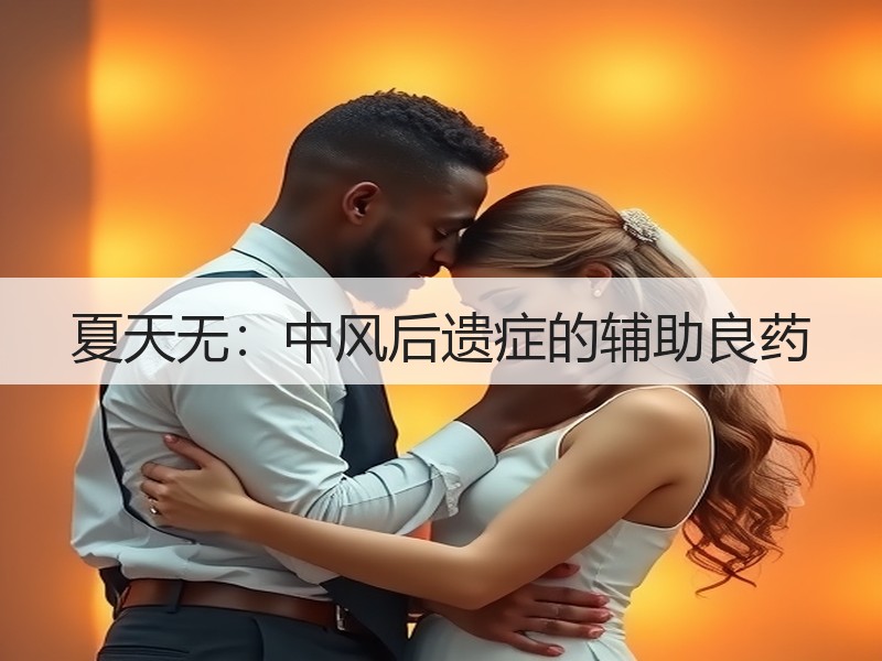 夏天无：中风后遗症的辅助良药