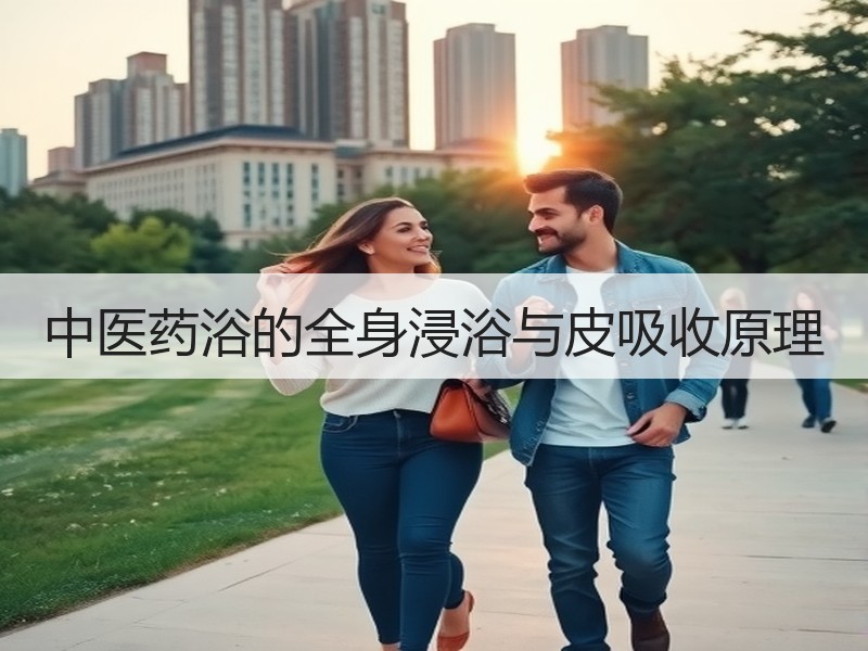 中医药浴的全身浸浴与皮吸收原理