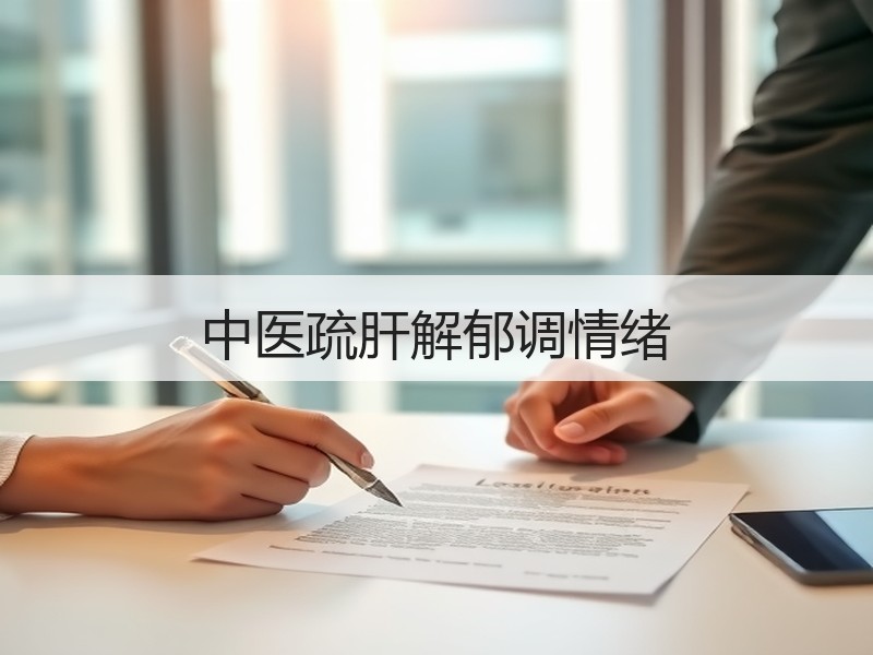 中医疏肝解郁调情绪