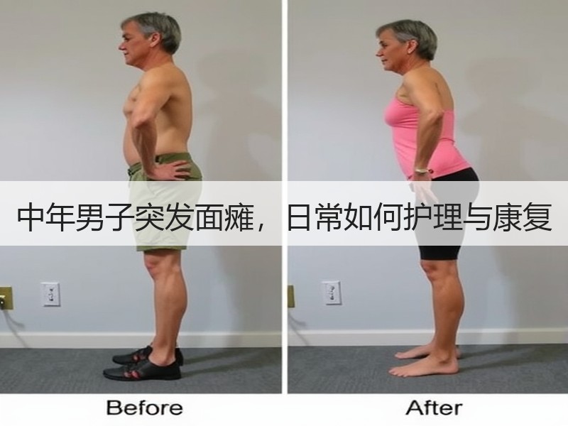 中年男子突发面瘫，日常如何护理与康复