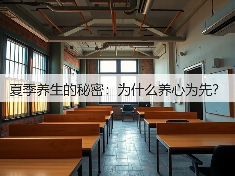 夏季养生的秘密：为什么养心为先？
