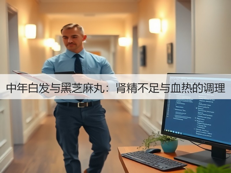 中年白发与黑芝麻丸：肾精不足与血热的调理