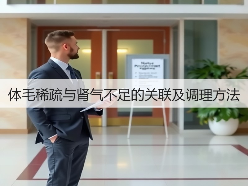 体毛稀疏与肾气不足的关联及调理方法