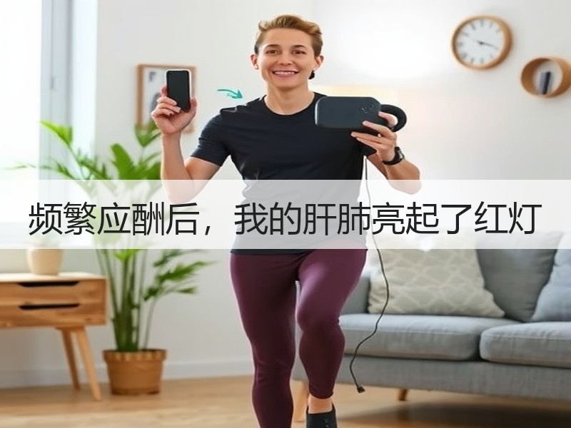 频繁应酬后，我的肝肺亮起了红灯