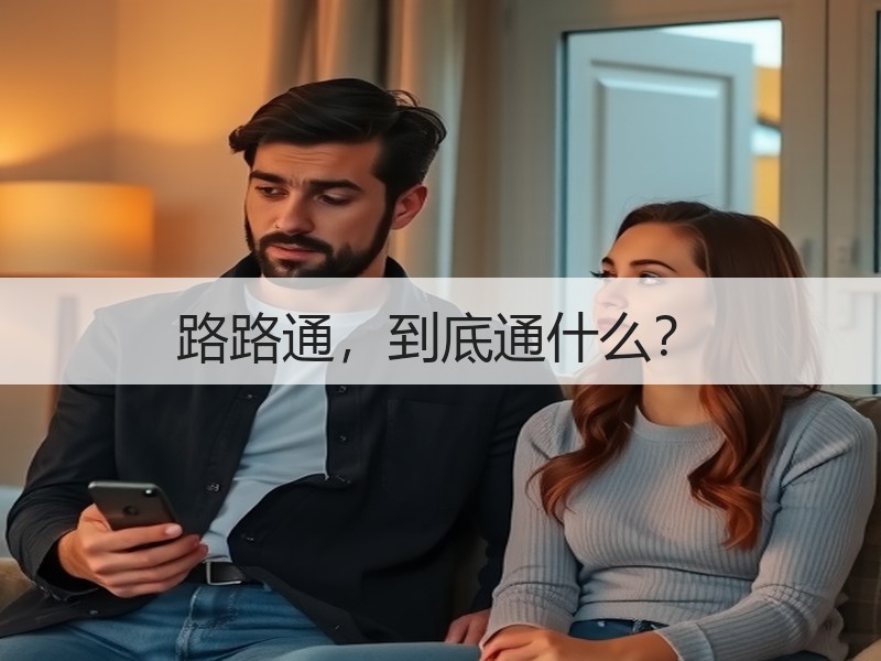 路路通，到底通什么？