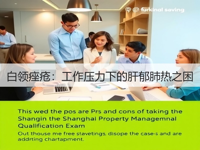 白领痤疮：工作压力下的肝郁肺热之困