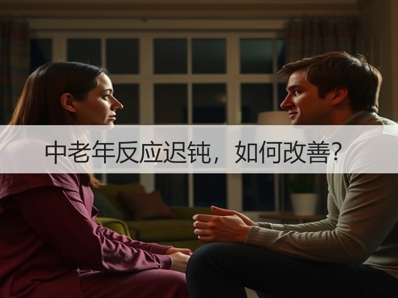 中老年反应迟钝，如何改善？
