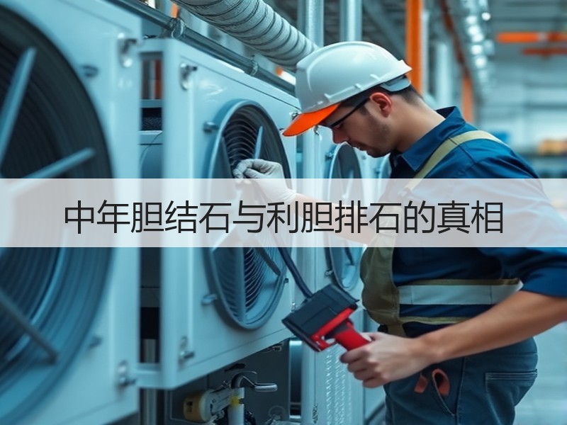 中年胆结石与利胆排石的真相