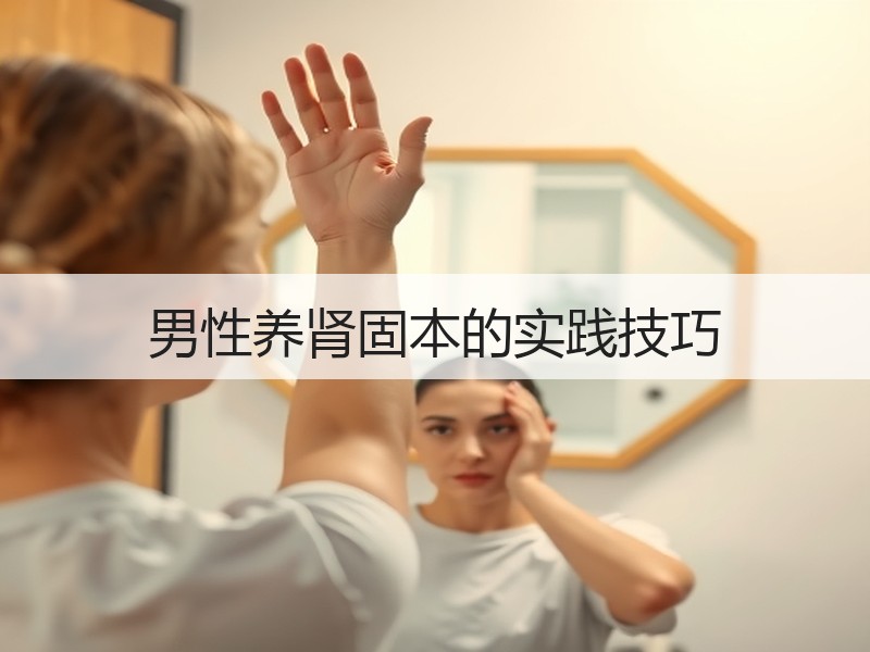男性养肾固本的实践技巧