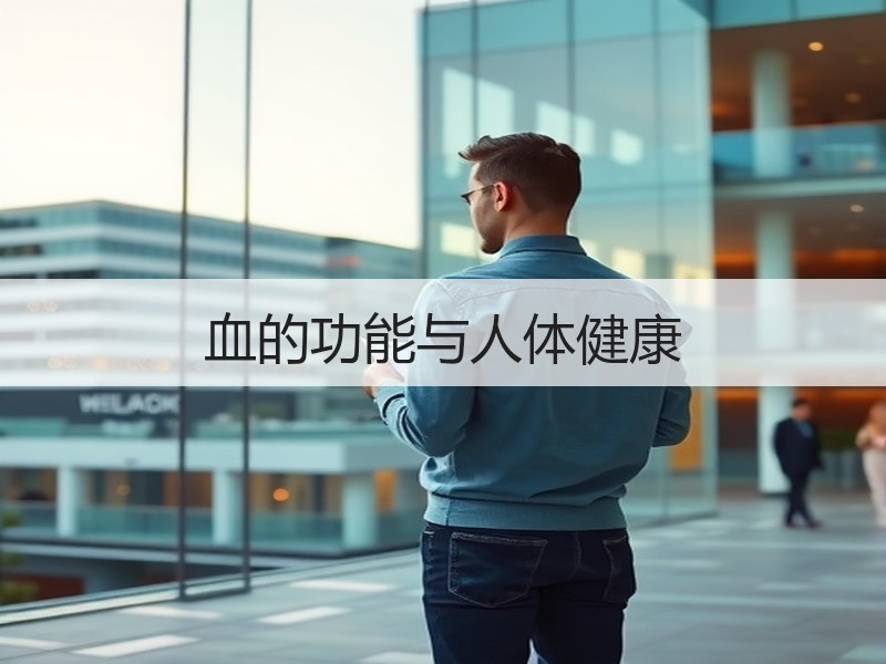 血的功能与人体健康