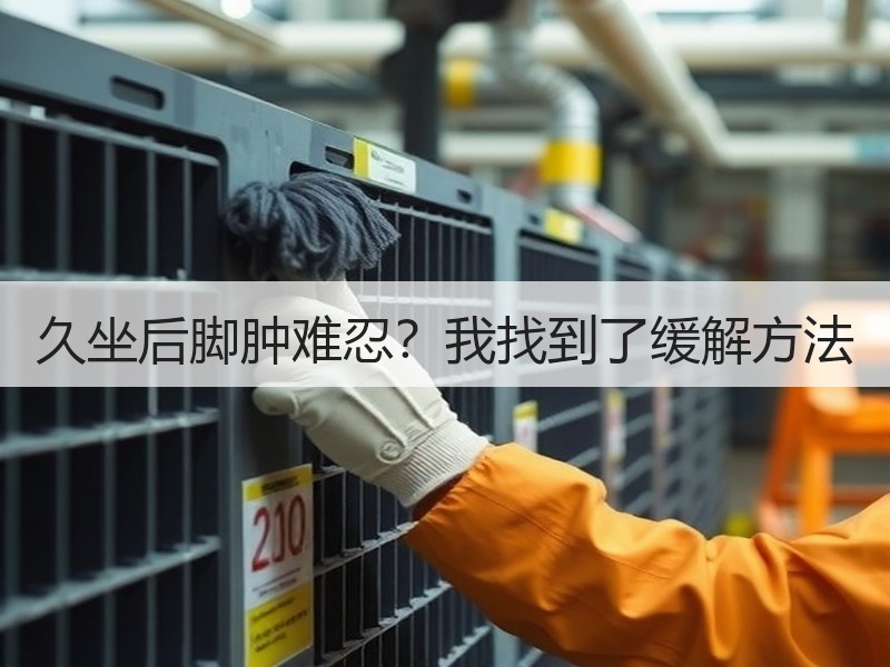 久坐后脚肿难忍？我找到了缓解方法