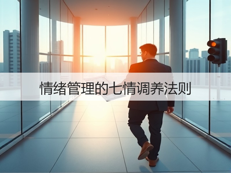 情绪管理的七情调养法则