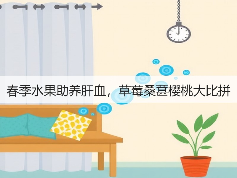 春季水果助养肝血，草莓桑葚樱桃大比拼