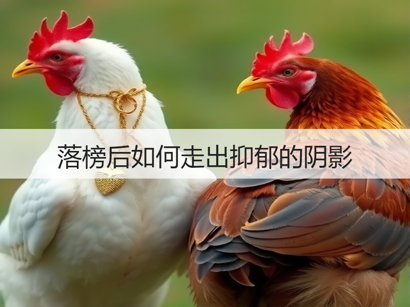 落榜后如何走出抑郁的阴影