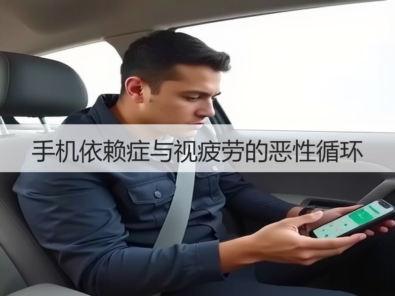 手机依赖症与视疲劳的恶性循环