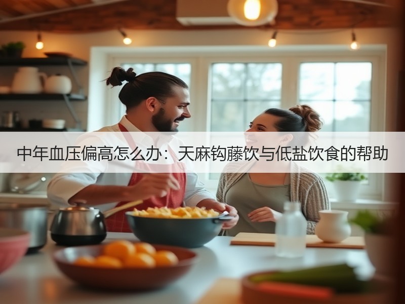 中年血压偏高怎么办：天麻钩藤饮与低盐饮食