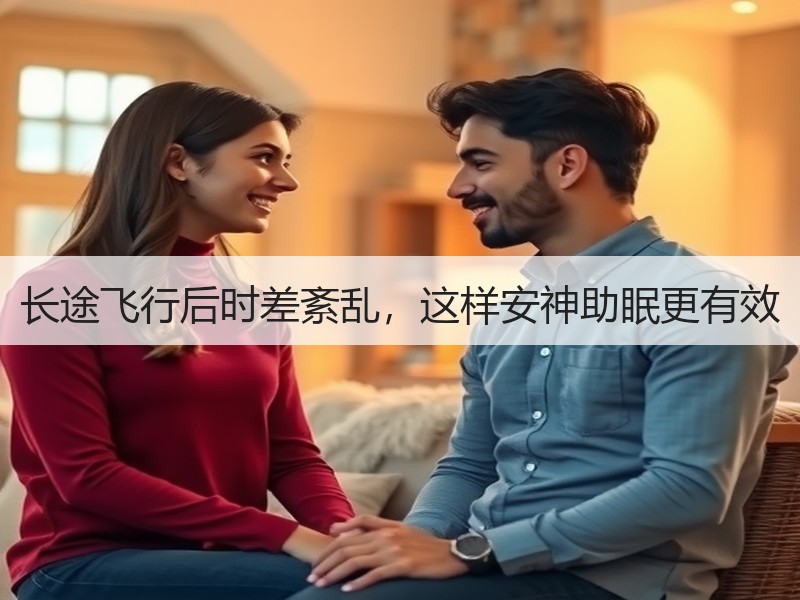 长途飞行后时差紊乱，这样安神助眠更有效