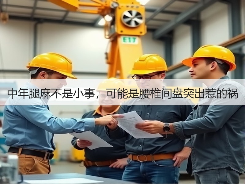 中年腿麻不是小事，可能是腰椎间盘突出惹的