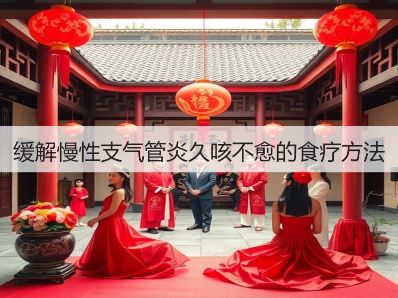 缓解慢性支气管炎久咳不愈的食疗方法