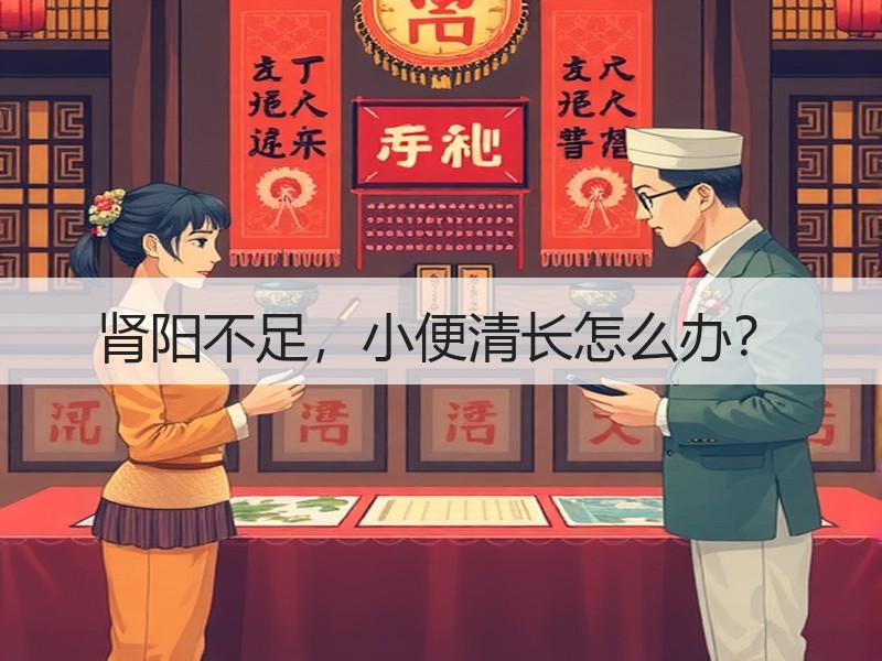 肾阳不足，小便清长怎么办？
